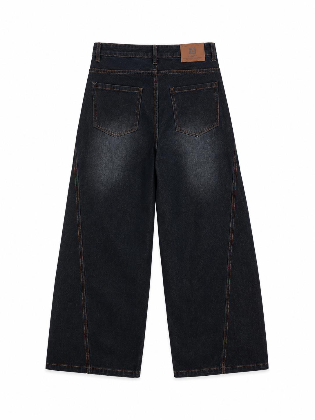 Vintage grunge baggy 3D Printed Jeans Q97