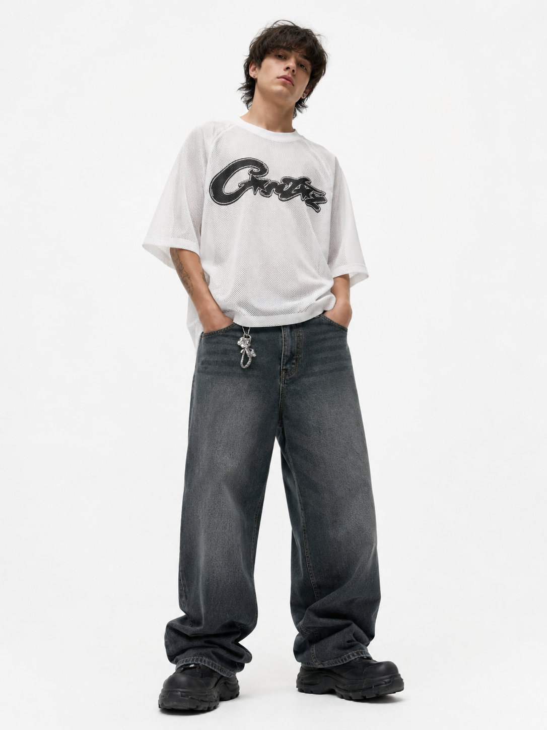 GRAZE Mesh Oversized Tee