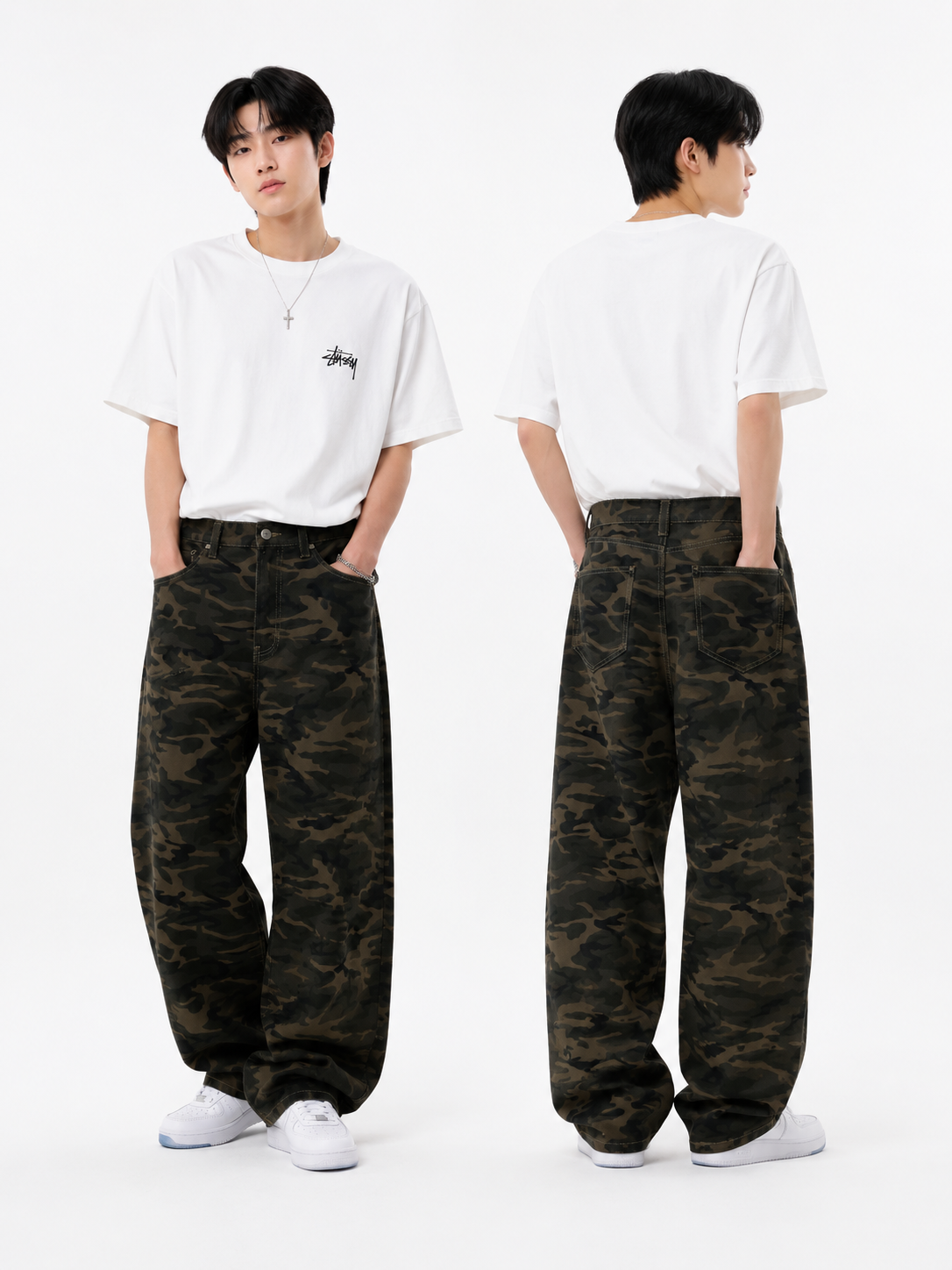 Camo Balloon Baggy Pant