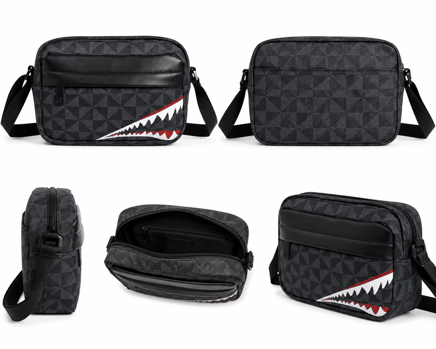 Shark Mouth Crosssbody Bagpack