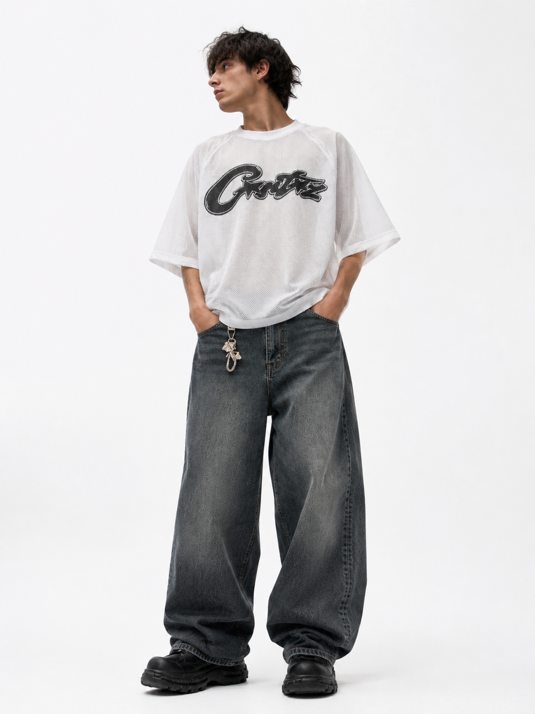 GRAZE Mesh Oversized Tee