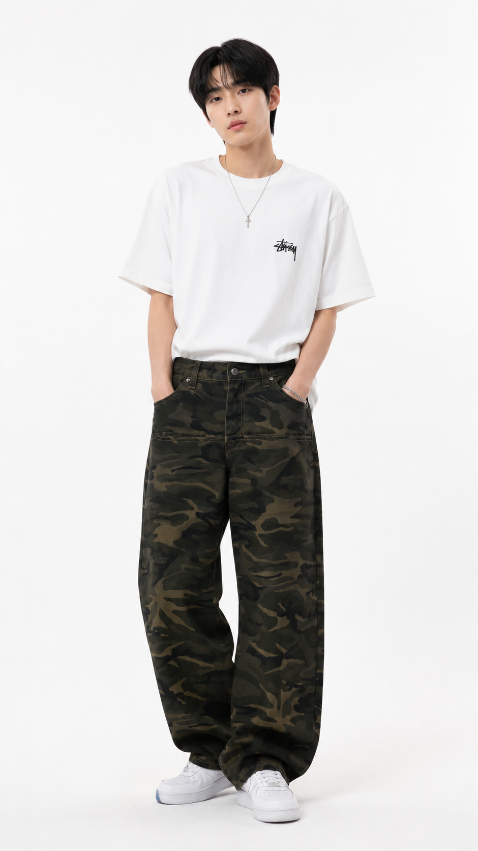Camo Balloon Baggy Pant