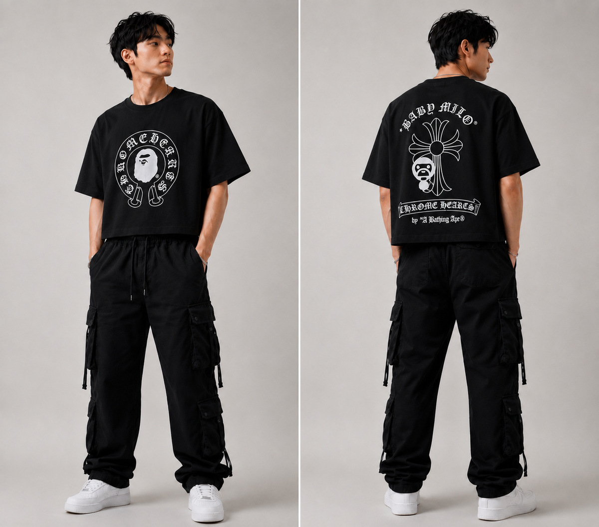 Bape X Chromehearts Tee