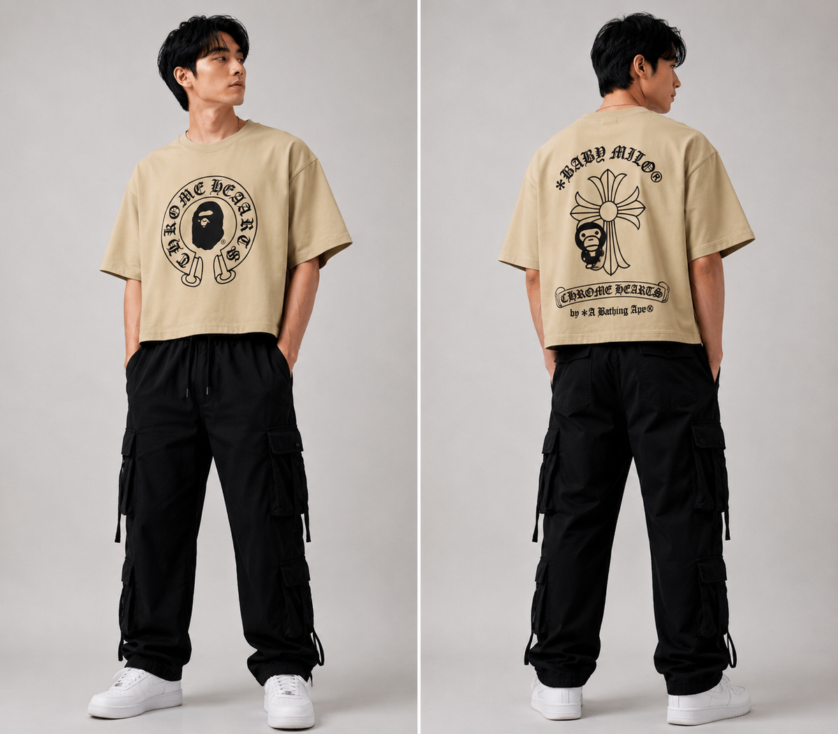Bape X Chromehearts Tee