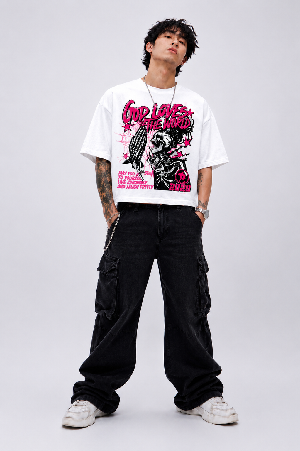 God loves the world tee