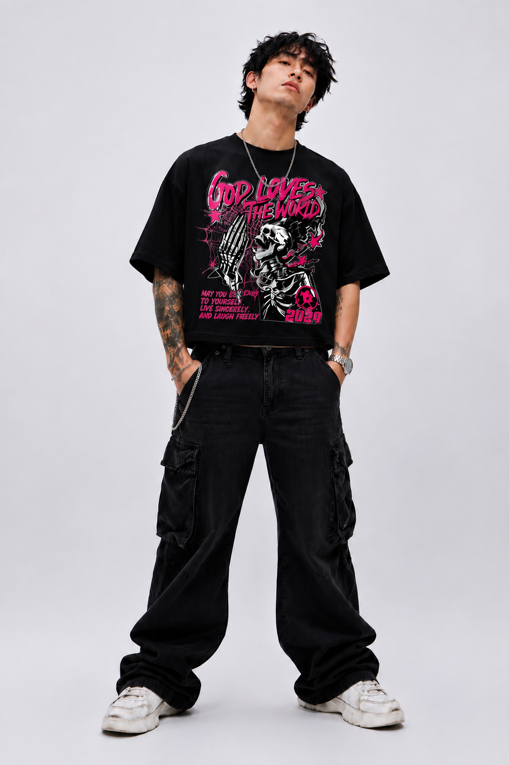 God loves the world tee