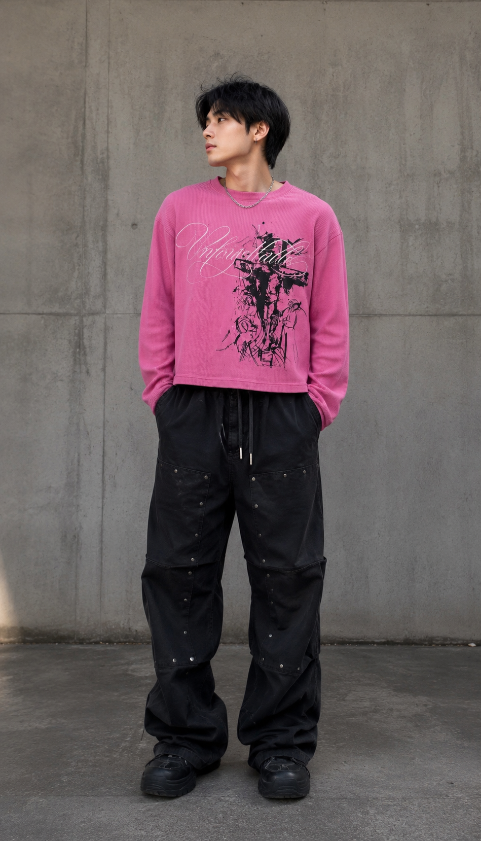 Washed Waffle Tees-019