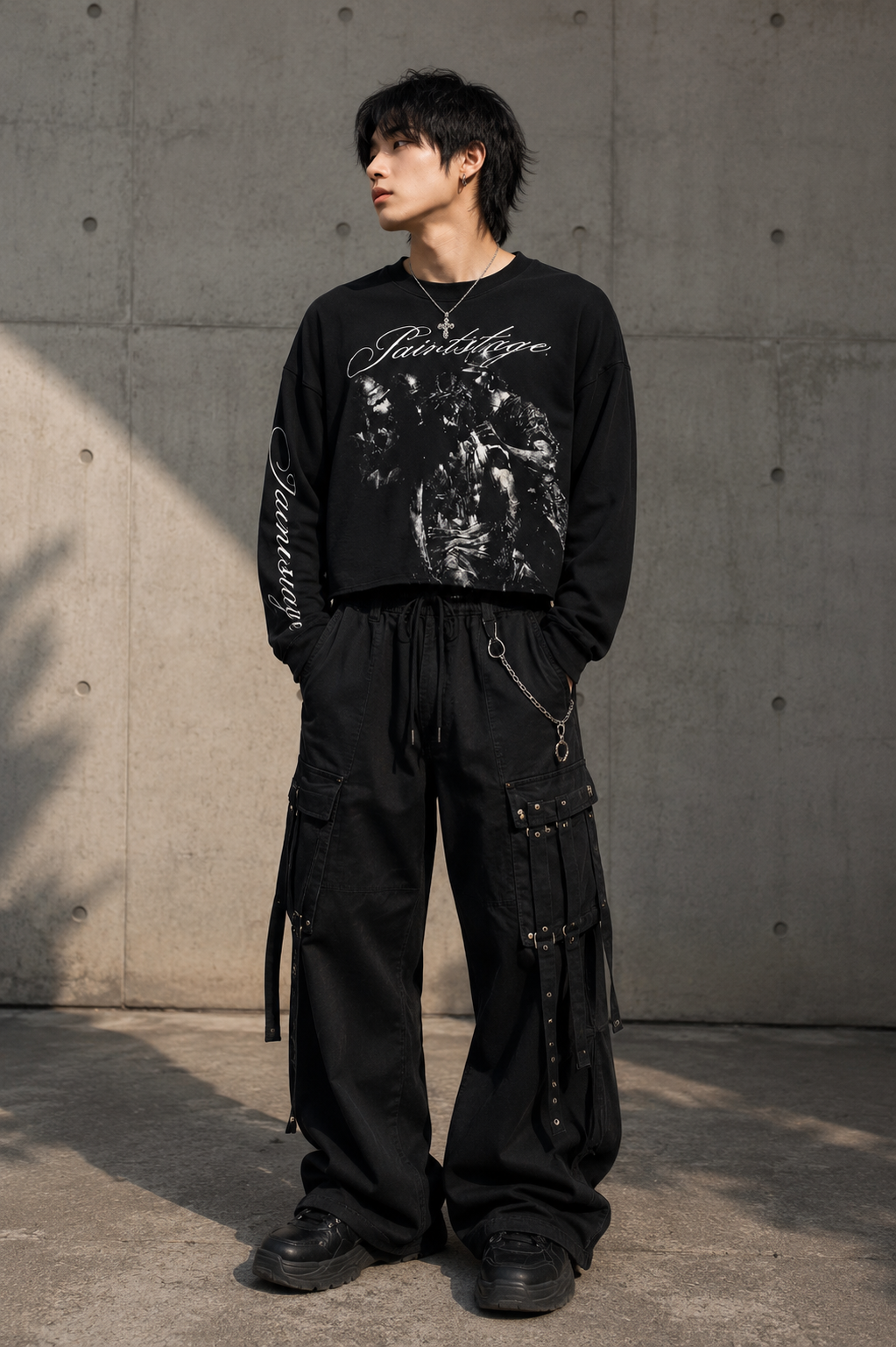 Washed Waffle Tees-019