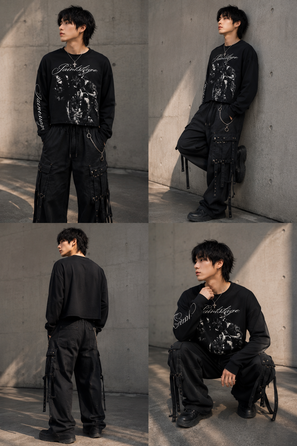 Washed Waffle Tees-019