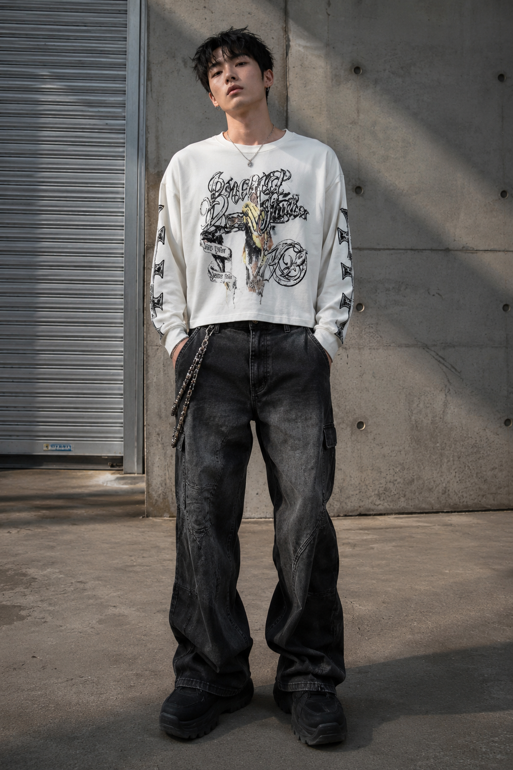 Waffles Washed Tee-034