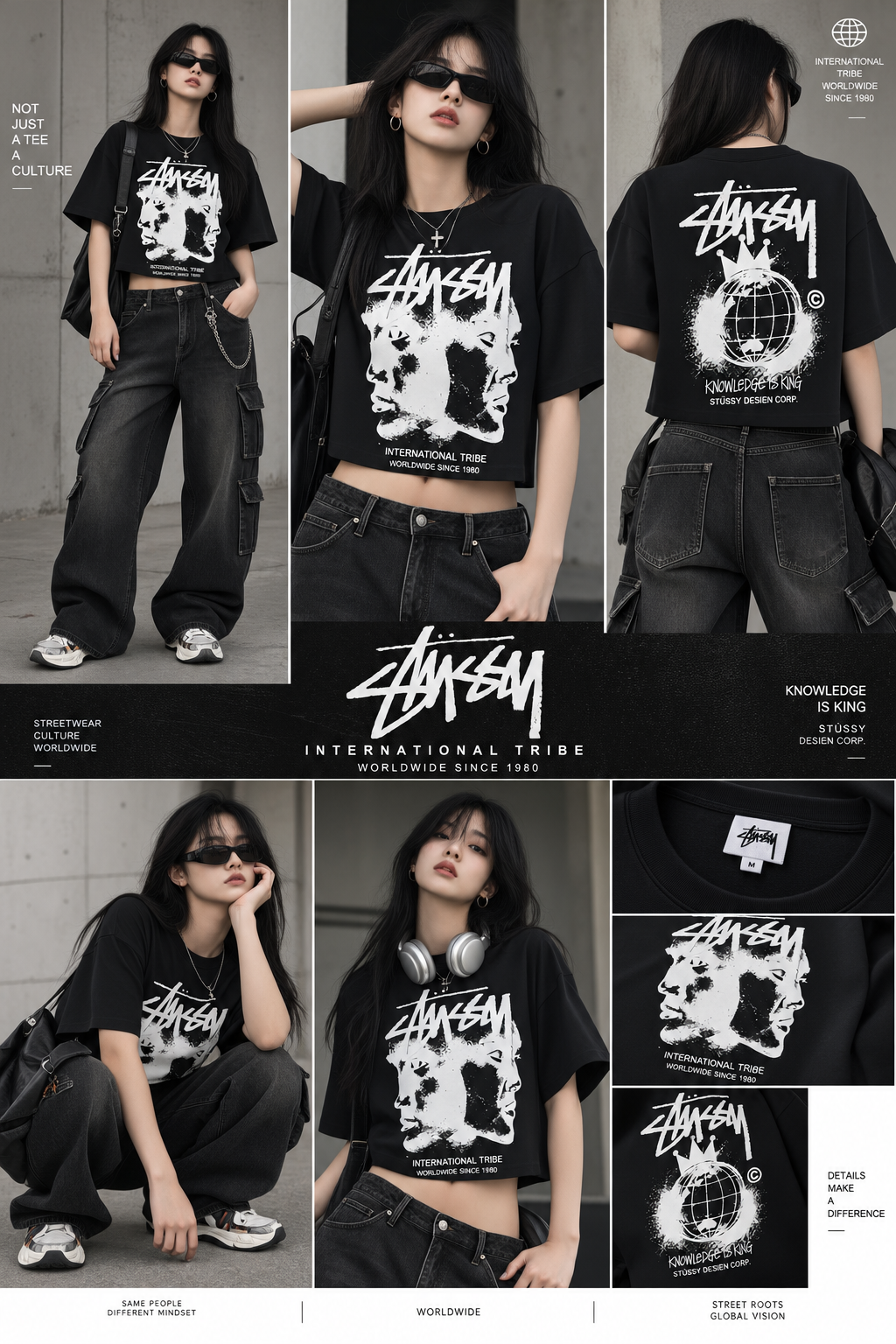 Stussy Cropped Tees