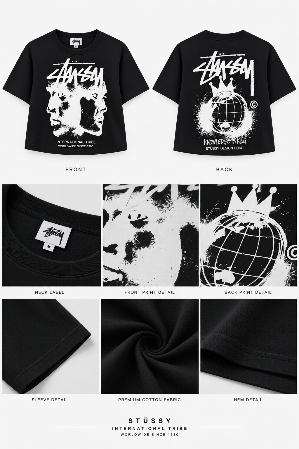 Stussy Cropped Tees