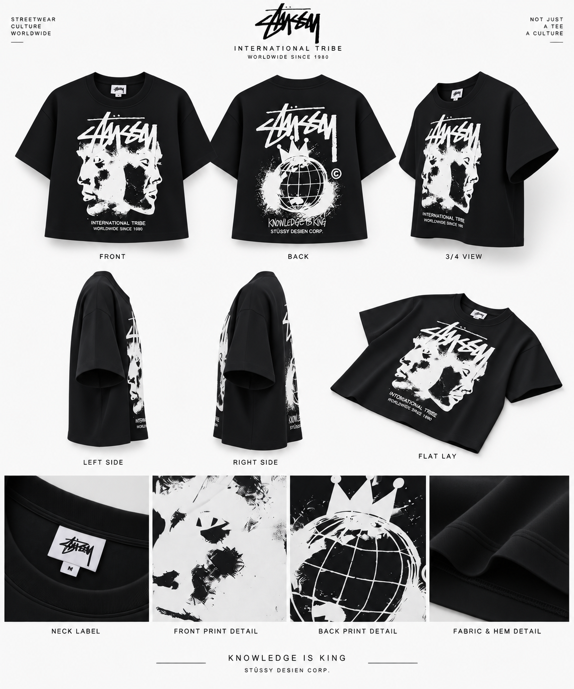 Stussy Cropped Tees