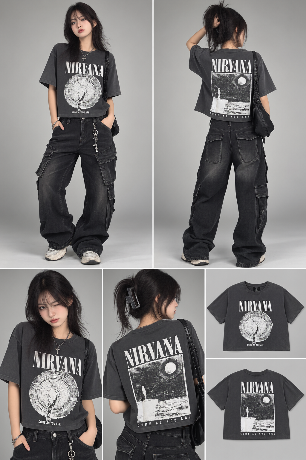 Nirvana Crop Tee