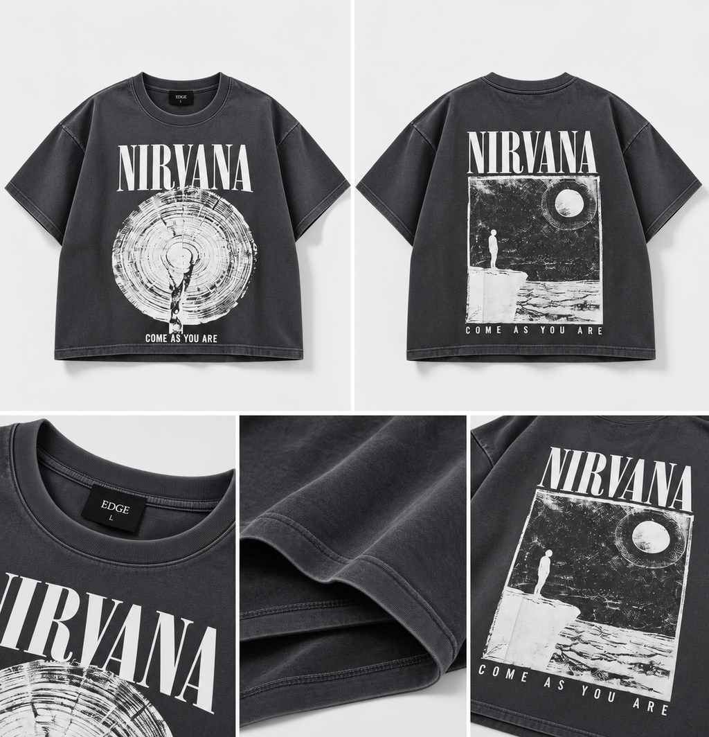 Nirvana Crop Tee