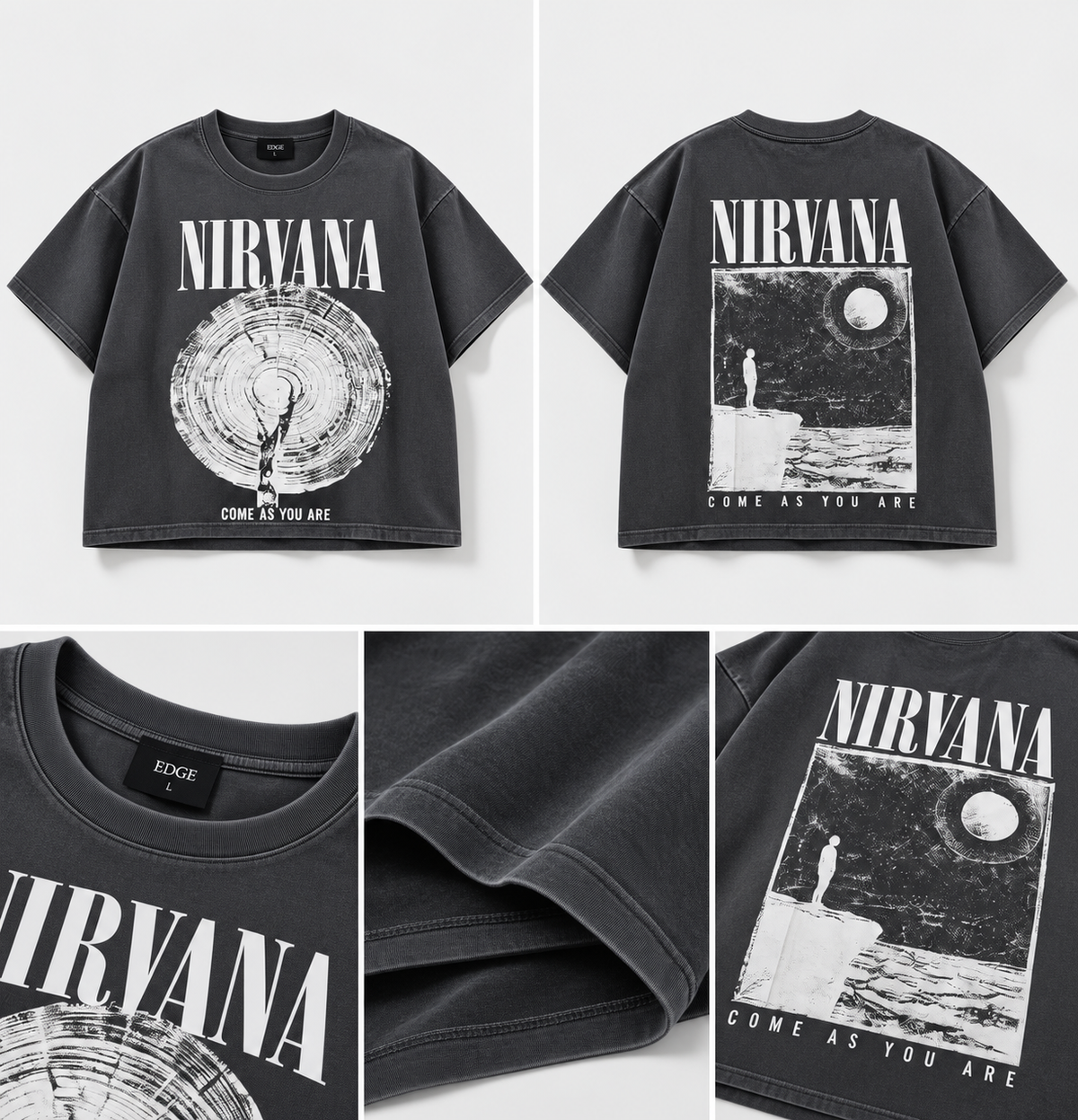 Nirvana Crop Tee