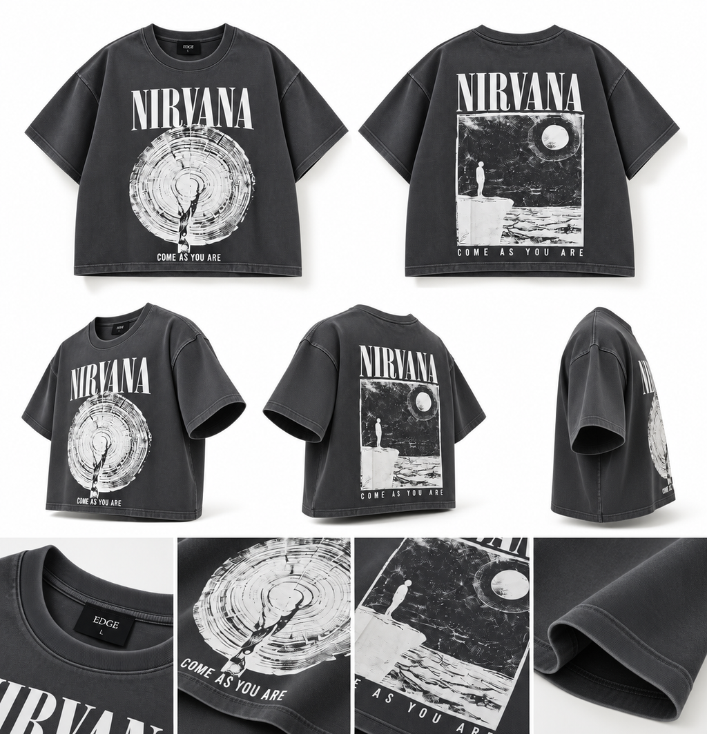 Nirvana Crop Tee